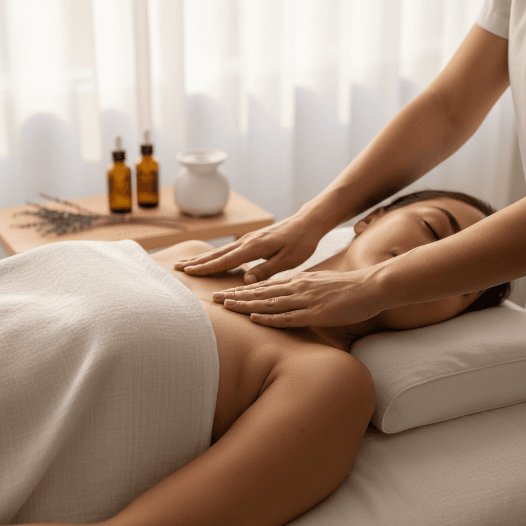 Lymphatic massage therapy